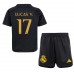 Maillot de foot Real Madrid Lucas Vazquez #17 Troisième vêtements enfant 2023-24 Manches Courtes (+ pantalon court)